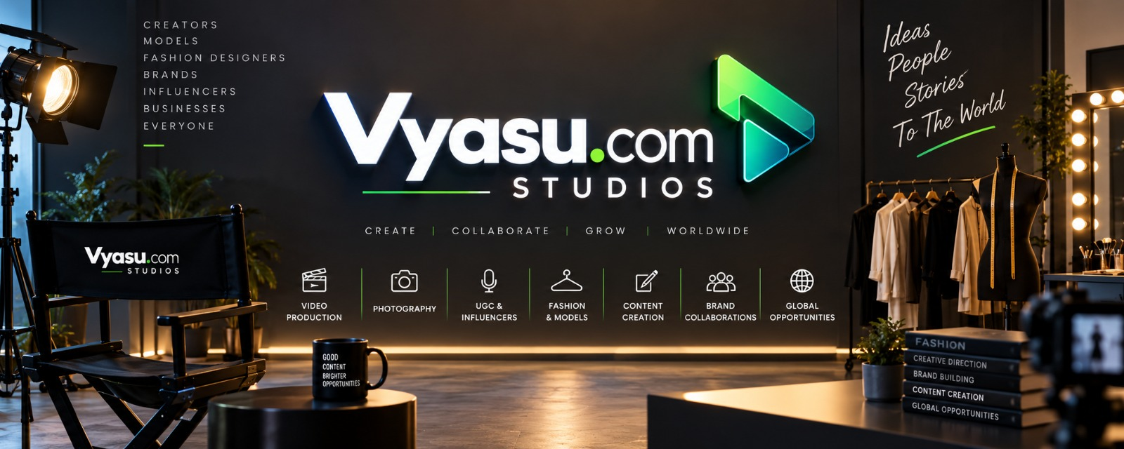 Vyasu.com Studios Creative Production Environment